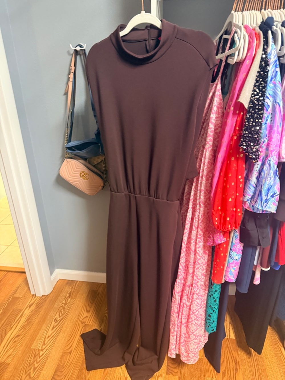 Spanx mock neck jumpsuit